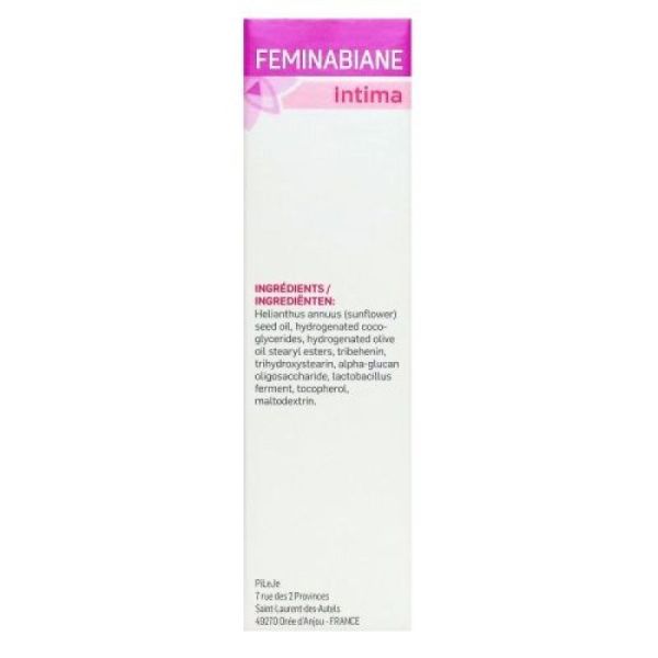 Feminabiane Intima inconforts intimes sécheresse crème 15ml
