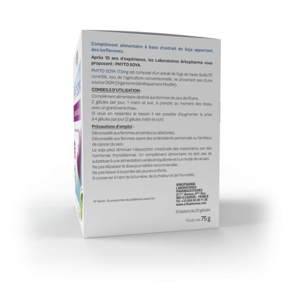 Phyto Soya expert de la ménopause 180 gélules