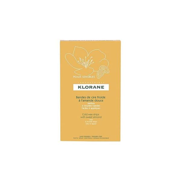 Klorane Cire Jambe Amand Douce x6 bandes