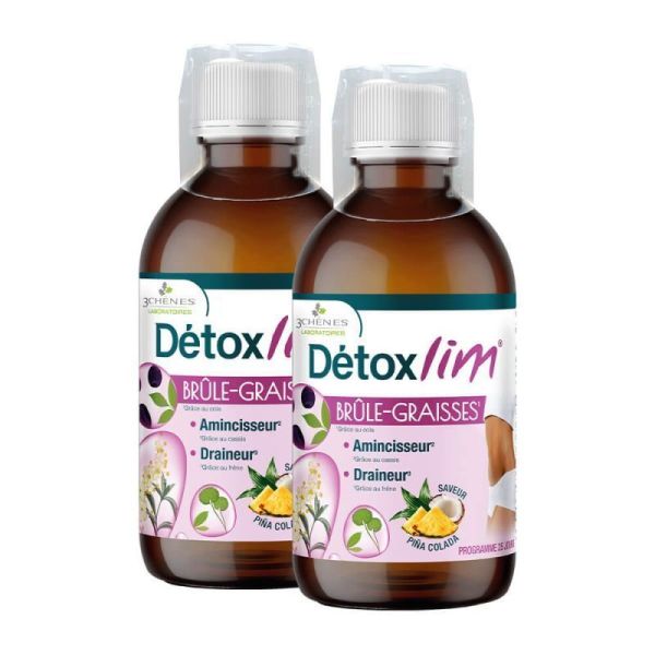 Détoxlim Brûle Graisses -2 Flacon De 500 Ml