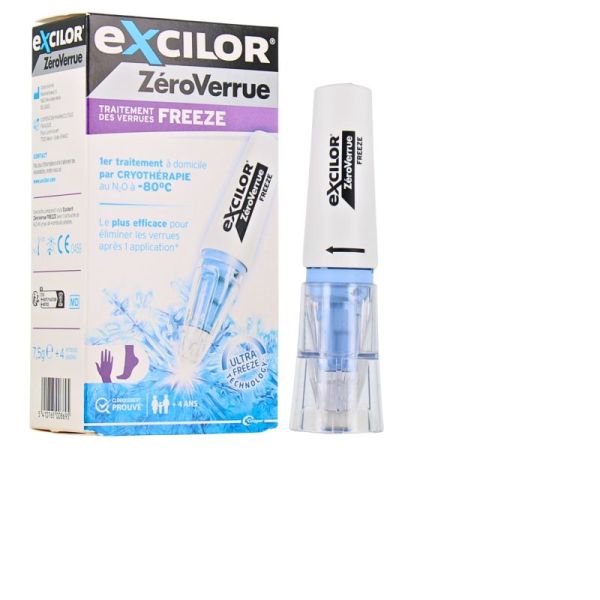 EXCILOR ZéroVerrue Freeze traitement des verrues