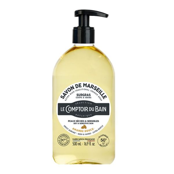 COMPTOIR DU BAIN Savon liquide Amande douce 500ml
