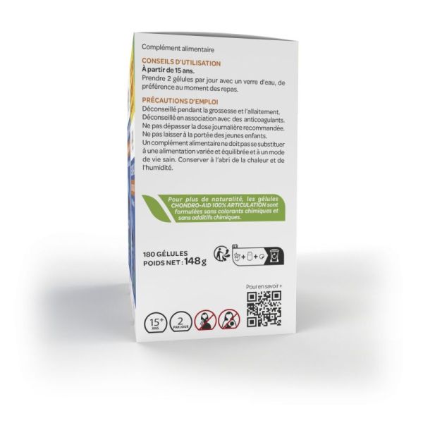 Chrondo Aid 100% articulations 120 + 60 gélules offertes