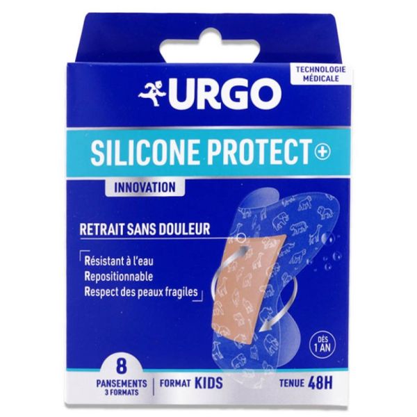 Silicone Protect format kids 3 tailles x8 pansements