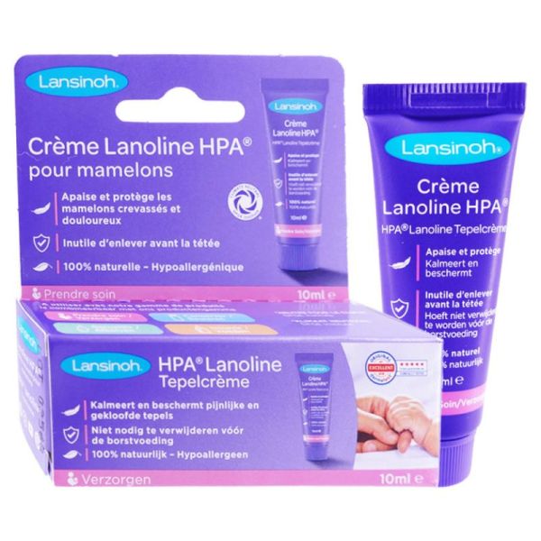 LANSINOH Crème Lanoline HPA pour Mamelons 10ml