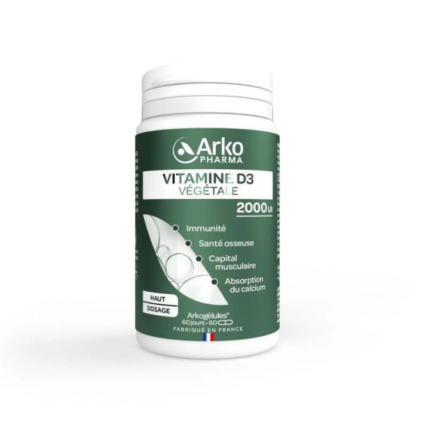 Arko Vitamine D3 végétale x60 gélules