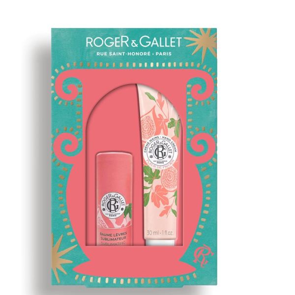 Coffret Baume lèvres sublimateur et Crème mains Fleur de figuier