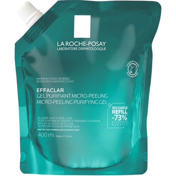 Effaclar Gel purifiant micro-peeling recharge 400ml