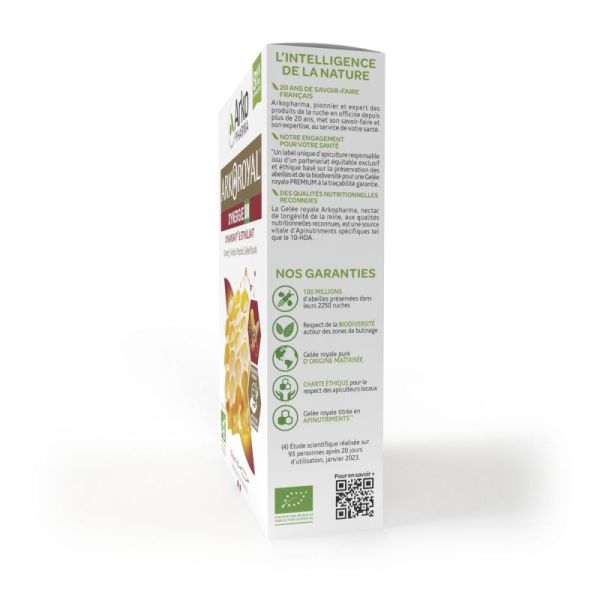 ArkoRoyal Dynergie bio dynamisant stimulant 20 ampoules