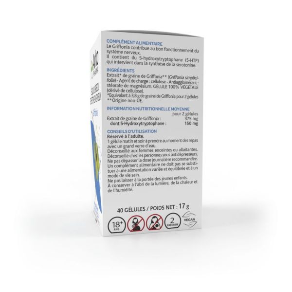 Arkogélules griffonia 150mg 5-HTP 40 gélules