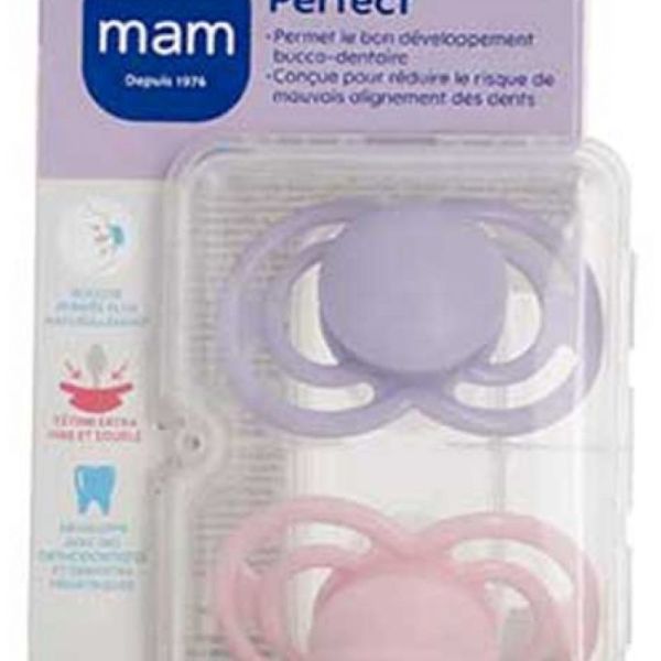 MAM Perfect lot sucettes silicone 6+mois