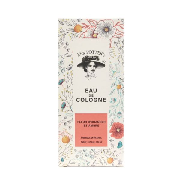 Mrs. POTTER'S Eau de Cologne Fleur d'oranger et Ambre 250ml
