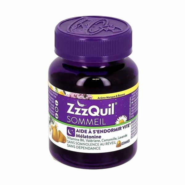 zzzquil sommeil mangue banane bt 30