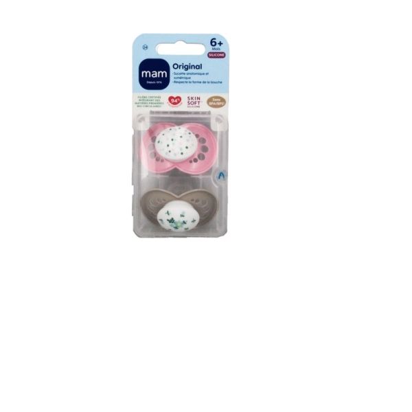 MAM Original lot sucettes silicone 6+mois