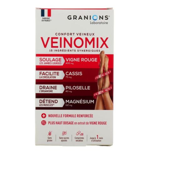 Veinomix Granions 60 comprimes