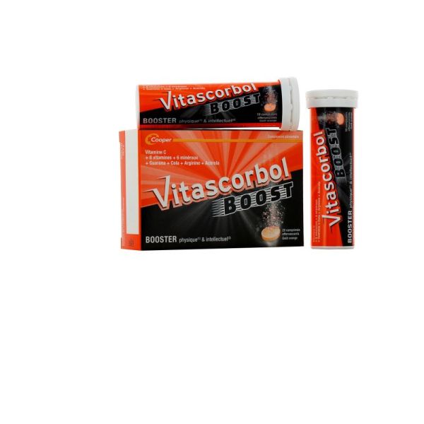 Vitascorbol Boost x20 cp effervescents orange