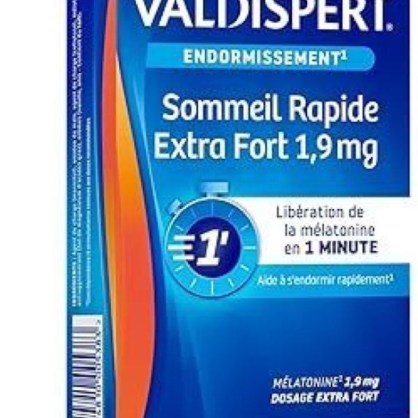 Valdispert Sommeil Rapide  Extra Fort 1.9mg lot de 2